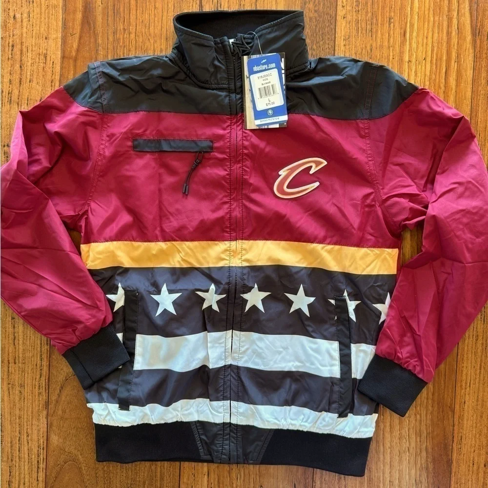 NWT Zipway Tear-Away NBA Cleveland Cavaliers Youth Jacket / L 14-16